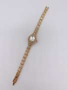 Ladies Geneva & Gemstone Watch, 18kt GP