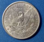 1885-O B U MORGAN DOLLAR