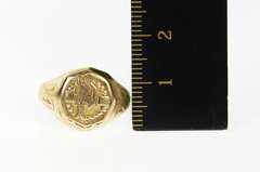 10K Yellow Gold Art Deco 1928 PHS Ornate Class Ring