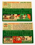 2 Topps 1954 Baseball Cards