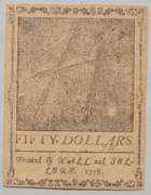 $ 50 Sept 26 1778 Continental Congress Note