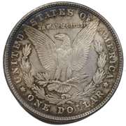 Toned BU 1878 8 Tail Feathers Morgan Dollar