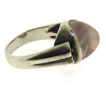 Sterling Silver Pink Quartz Ring