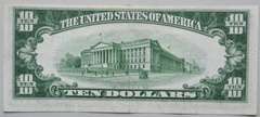 About Near Unc $ 10 1934 C Star Silver Certificate