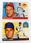 2 Topps 1955 Baseball Cards