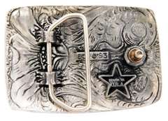 Ornate Cobra Snake Belt Buckle