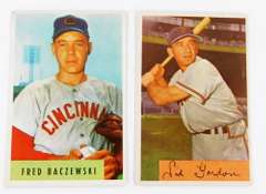 2 Bowman 1950's Baseball Cards