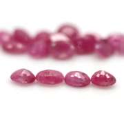Heated only! 6.29ct pinkish red Ruby set