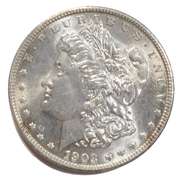 Frosty White BU Plus 1903 Morgan Dollar
