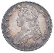 1824 Capped Bust Half Dollar
