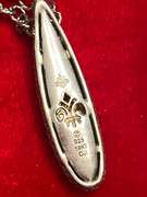 Andrea Candela 18k and sterling diamond necklace