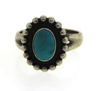 Lot of 4 Sterling Silver Gemstone Rings