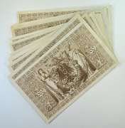 19 Consecutive 1910 Reprint 1918-22 Germany 1,000 Marks Reichsbanknote
