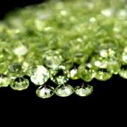 Brilliant 5.11ct set of matched diamond cut Peridot