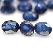 7.63ct Royal blue Sapphire set from Madagascar