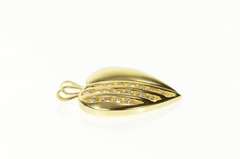 14K Yellow Gold 0.57 Ctw Diamond Classic Heart Love Pendant