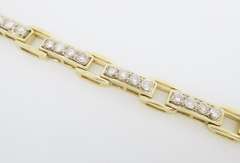 3.02ctw Diamond Link Bracelet