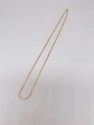 14kt Solid Yellow Gold Herringbone Chain Necklace