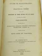 1850 Mayo's Virginia Guide to Magistrates Leather Book