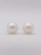 14kt White Gold Pearl Earrings