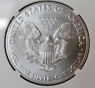 2020 Silver Eagle MS70 NGC
