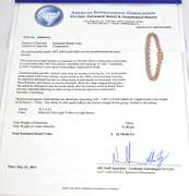 Stunning 7.01CTW Diamond Tennis Bracelet in 14KT Yellow Gold