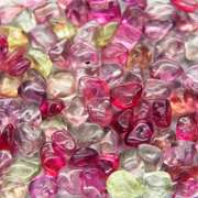 UNHEATED! UNSHAPED! 30.25ct fancy color Sapphire set