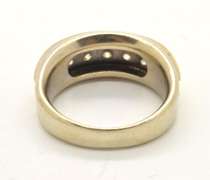 MENS 14 KT DIAMOND RING / BAND