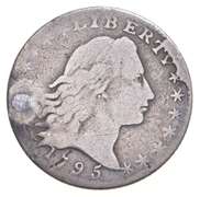 1795 Flowing Hair Half Dime