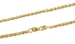 POwerful 22kt Double Sided Oval Link Necklace