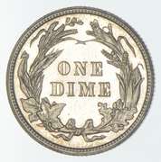 1906 Barber Dime PROOF