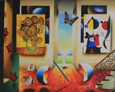 Ferjo Miro And Sunflowers