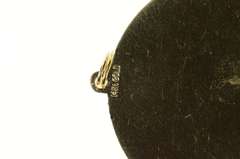 14K Yellow Gold 1960s Two Reasons for Happiness Children Charm/Pendant