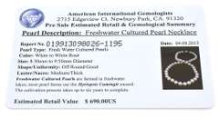 Lovely Strand of Cultured Fresh Water Pearls