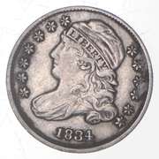 1834 Capped Bust Dime