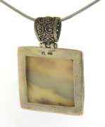 Sterling Silver Mother Of Pearl Necklace