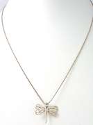 Dragonfly Necklace in Sterling Silver