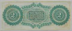 $2 Near Unc  1872 South Carolina Revenue Bond  Scrip Note