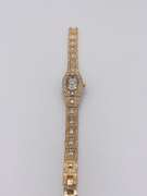18kt Gold Plated Ladies Geneva Watch