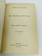 1861 9 Vol. Set - Memoirs of Sir Walter Scott