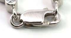 Edgy Dark Stone Bracelet in Sterling Silver