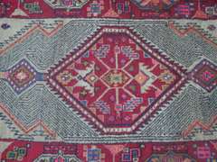 Handmade Shirvan Design 3.8x7.9