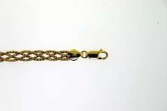 Italian Sterling Silver Four Strand Braided Bracelet
