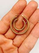 14kt Solid Yellow Gold Earrings