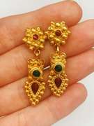 Beautiful 22kt Solid Yellow Gold Earrings