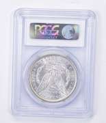 MS63 1884-O Morgan Silver Dollar - Rainbow Toned - Graded PCGS