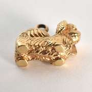Cute Small Dog 14k Charm