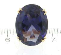 Amazing Yellow Gold Faux Alex Ring