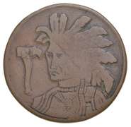 British Cent Hobo Nickel Native American Carved Coin