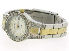 Fossil 2 Tone Mother of Pearl Dial Watch
